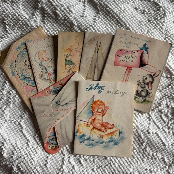VTG Baby Shoer Invites & Cards - Picture 1 of 14